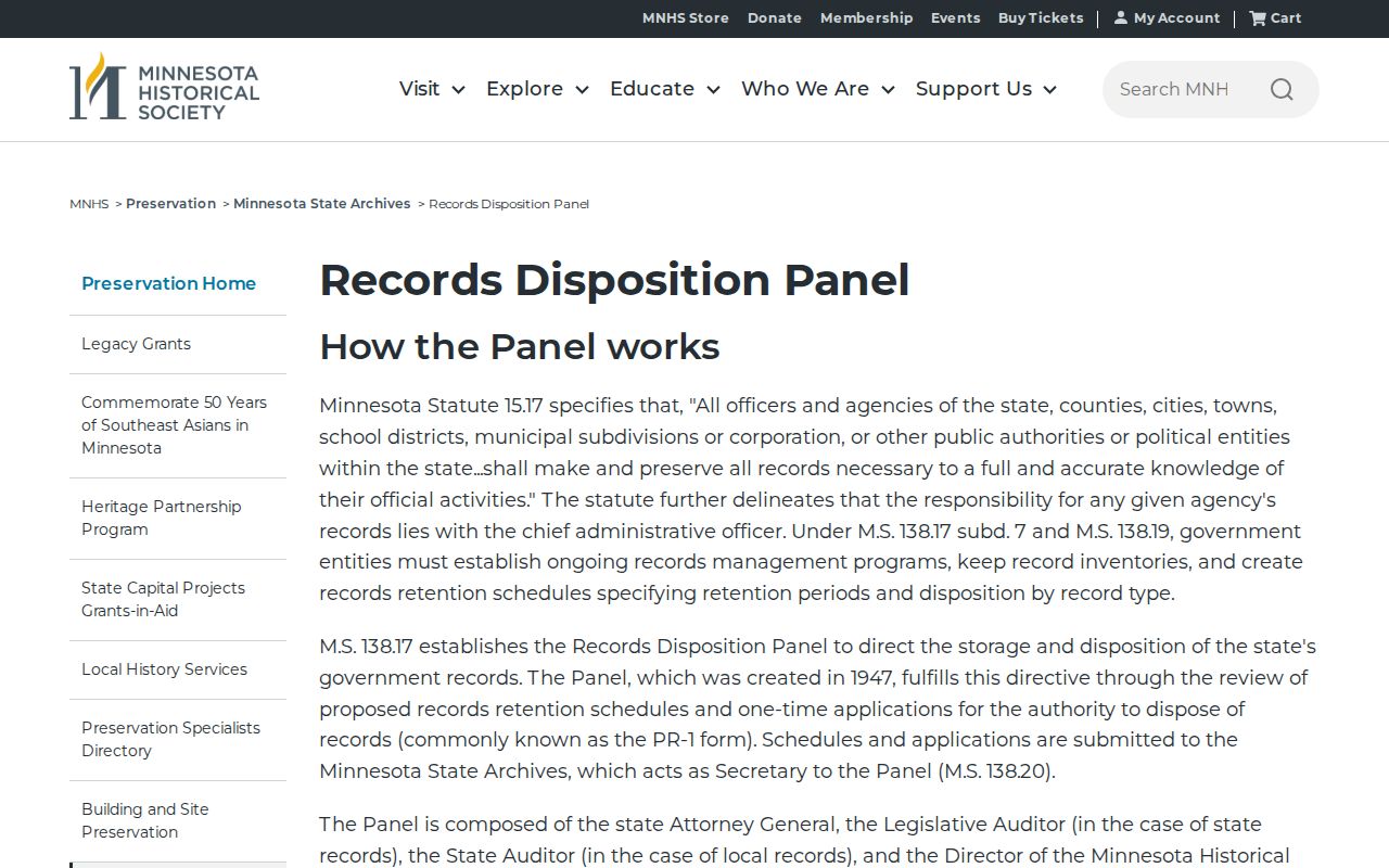 Redwood County booking record archive source at Minnesota State Archives